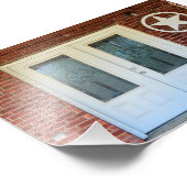 Texas Star Double Doors Foto Afdruk (Hoek)