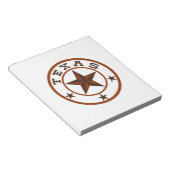 TEXAS STAR EMBLEM NOTITIEBLOK (Schuin)