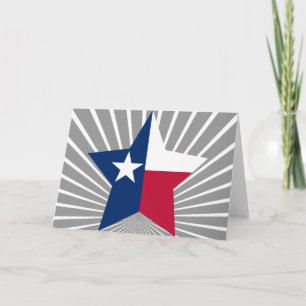 Texas Star Feestdagen Kaart