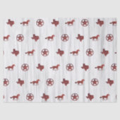 Texas, Star & Horse Pattern Tissuepapier (Voorkant)