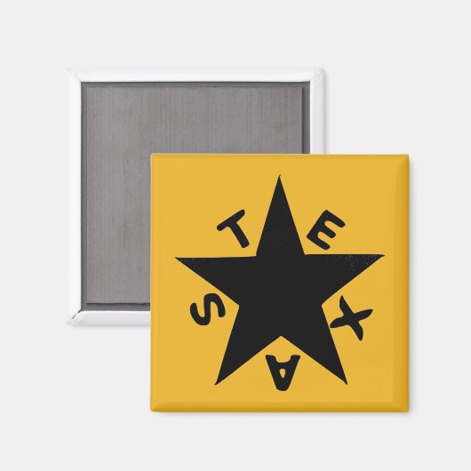 Texas Star Magneet (Voorkant / Achterkant)