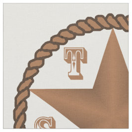 Texas Star met Rope Border Large ELKE KLEUR Stof