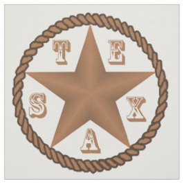 Texas Star met Rope Border Large ELKE KLEUR Stof