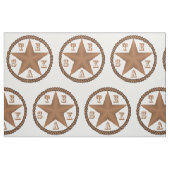 Texas Star met Rope Border Large ELKE KLEUR Stof (Fat Quarter)