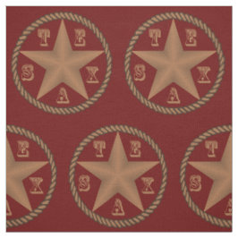 Texas Star met Rope Border OM HET EVEN WELKE KLEUR Stof