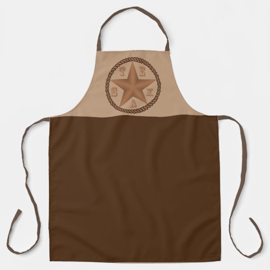 Texas Star met Rope Border Schort (Voorkant)