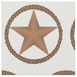 Texas Star met Rope    BorderANY KLOR Stof