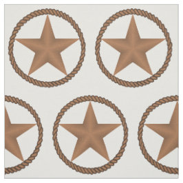 Texas Star met Rope BorderANY KLOR Stof