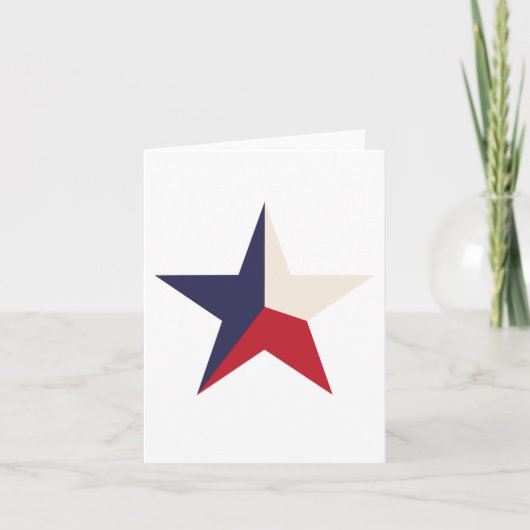 Texas Star Notecards Kaart (Voorkant)