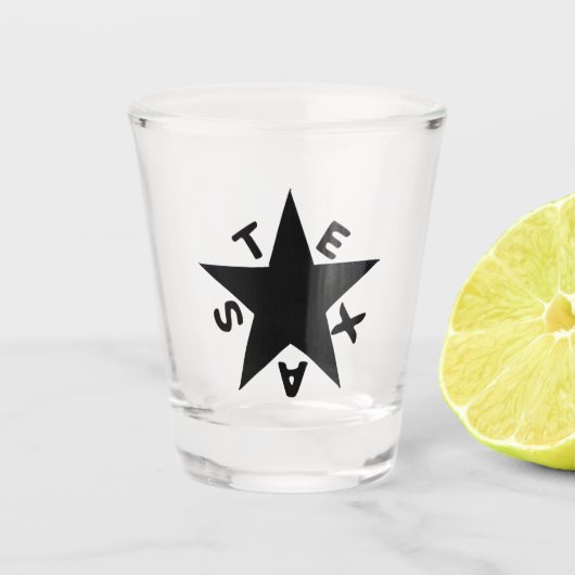 Texas Star Shot Glass Shot Glas (Voorkant)