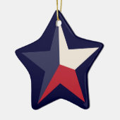 Texas Star-versiering Keramisch Ornament (Links)