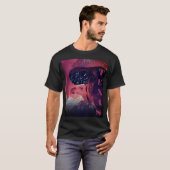 Texas State American Eagle Illustration T-shirt (Voorkant volledig)