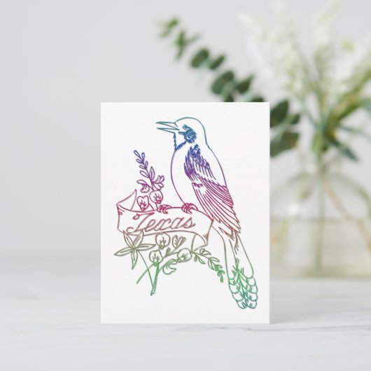 Texas State Bird - De spotvogel Briefkaart (Staand voorkant)