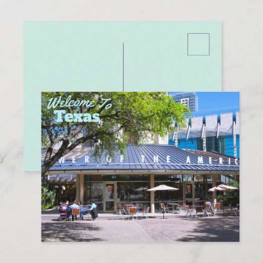 Texas State Briefkaart (Voorkant / Achterkant)