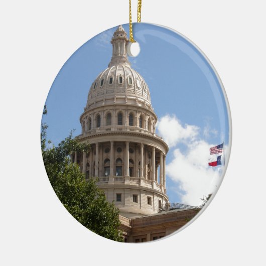 Texas State Capitol 2 Keramisch Ornament (Links)