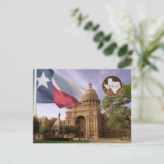 Texas State Capitol Building, Austin, TX Briefkaart (Staand voorkant)