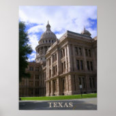 Texas State Capitol Building Poster (Voorkant)