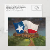 Texas State Capitol in Night Briefkaart (Voorkant / Achterkant)