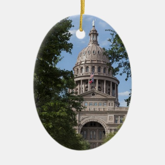 Texas State Capitol Keramisch Ornament (Voorkant)