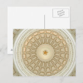 Texas State Capitol Rotunda Briefkaart (Voorkant / Achterkant)
