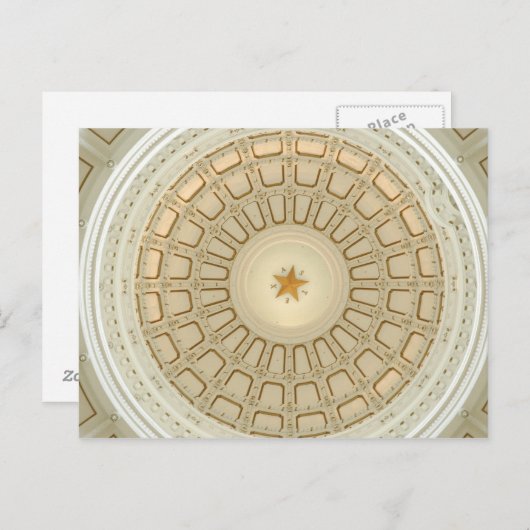 Texas State Capitol Rotunda Briefkaart (Voorkant / Achterkant)