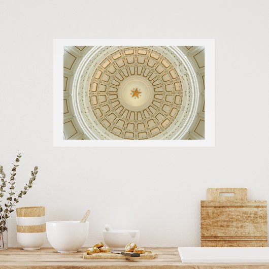 Texas State Capitol Rotunda Poster (Keuken)