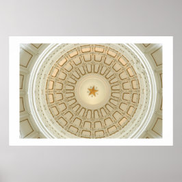 Texas State Capitol Rotunda Poster
