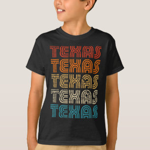 Texas State Country Retro Vintage Voor Mannen Vrou T-shirt