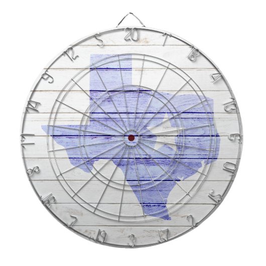 Texas State Faux Wood Dartbord (Voorkant)