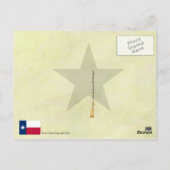 Texas State Flag and Seal Briefkaart (Achterkant)