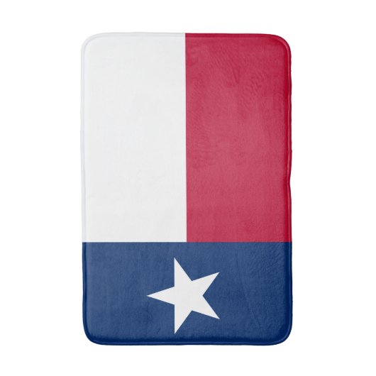 Texas State Flag Badmat (Voorkant Verticaal)