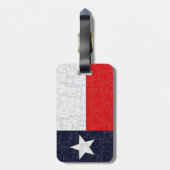 TEXAS STATE FLAG Bagagelabel (Achterkant verticaal)