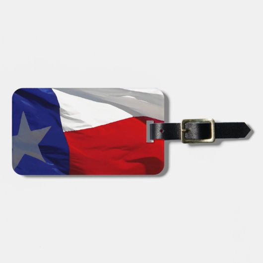 Texas State Flag Bagagelabel (Voorkant horizontaal)