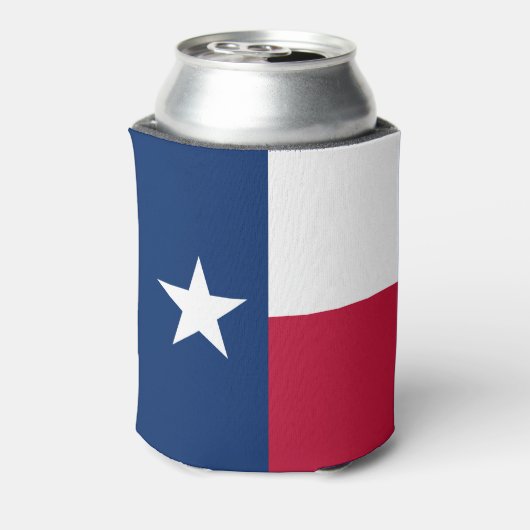 Texas State Flag Blikjeskoeler (Blikje Achterkant)