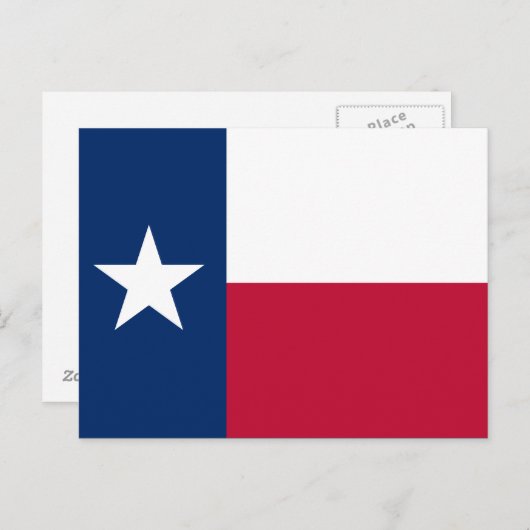 Texas State Flag Briefkaart (Voorkant / Achterkant)