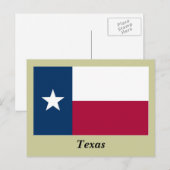 Texas State Flag Briefkaart (Voorkant / Achterkant)