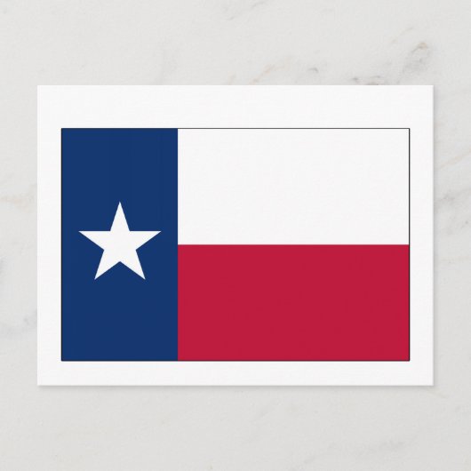 Texas State Flag Briefkaart (Voorkant)