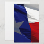 Texas State Flag Briefpapier (Voorkant / Achterkant)