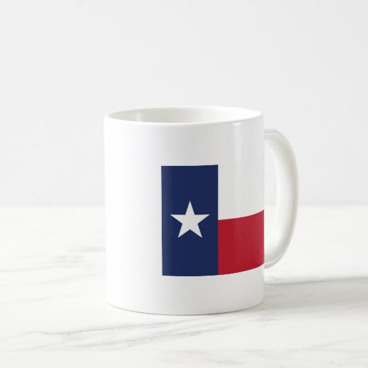 TEXAS STATE FLAG Christelijke scripts geblesseerd Koffiemok (Voorkant rechts)