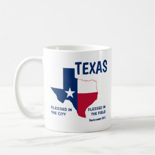 TEXAS STATE FLAG Christelijke scripts geblesseerd Koffiemok
