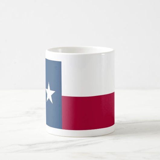 Texas State Flag Coffee Cup Mok (Center)