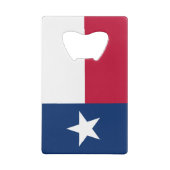Texas State Flag Creditkaart Flessenopener (Achterkant)