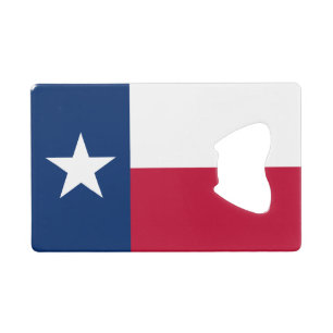 Texas State Flag Creditkaart Flessenopener