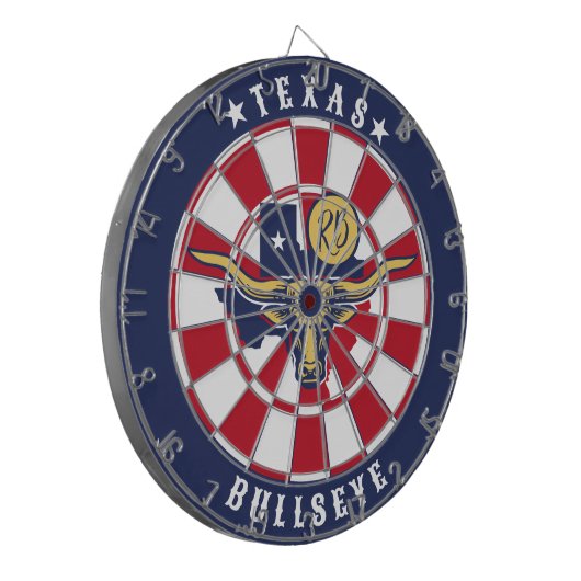 Texas State Flag Dartbord (Voorkant Links)