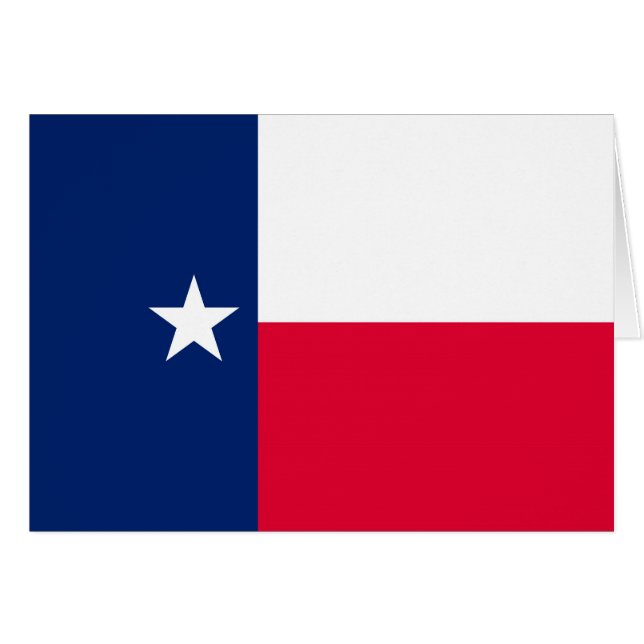 Texas State Flag Design (Voorkant Horizontaal)