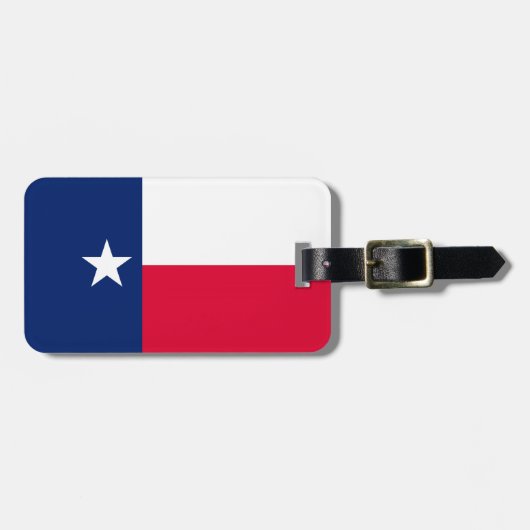 Texas State Flag Design Bagagelabel (Voorkant horizontaal)