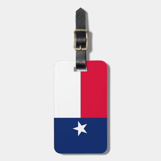 Texas State Flag Design Bagagelabel (Voorkant verticaal)