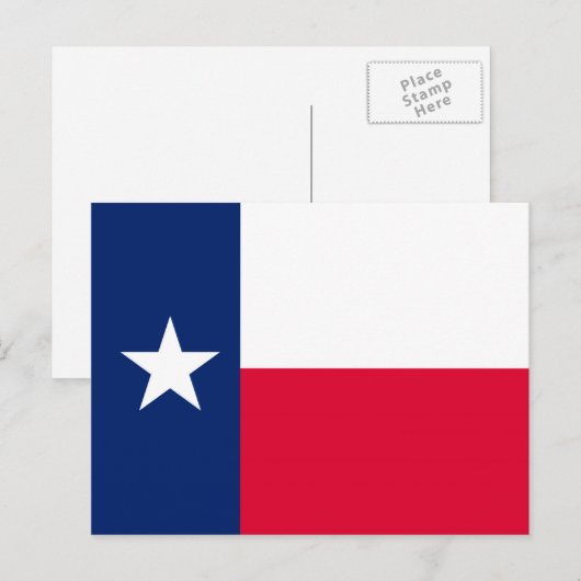 Texas State Flag Design Briefkaart (Voorkant / Achterkant)