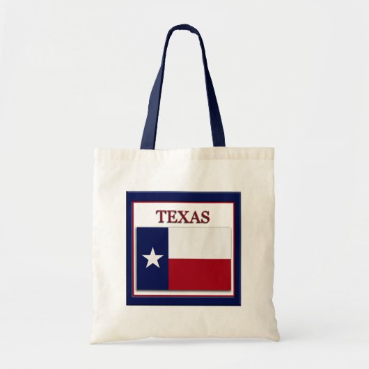 Texas State Flag Design Budget Canvas Bag Tote Bag (Voorkant)