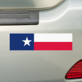 Texas State Flag Design Bumpersticker (Op auto)